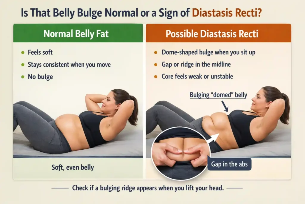 Is That Belly Bulge Normal or a Sign of Diastasis Recti Grays